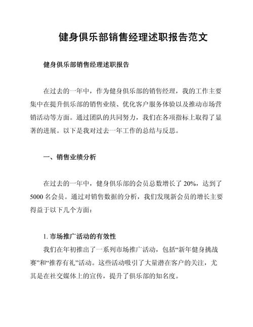 销售经理优秀述职报告范文 篇13(图1)