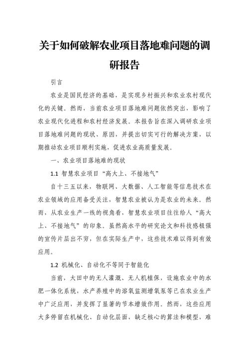 如何写一份项目调研报告(图1)