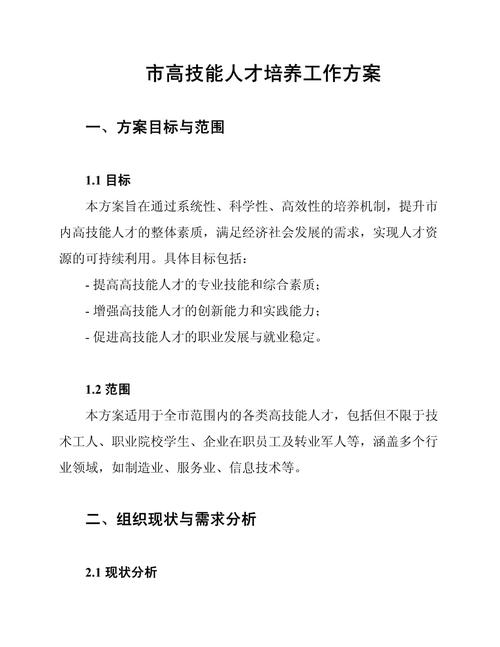 人才培养方案模板8篇(图1)