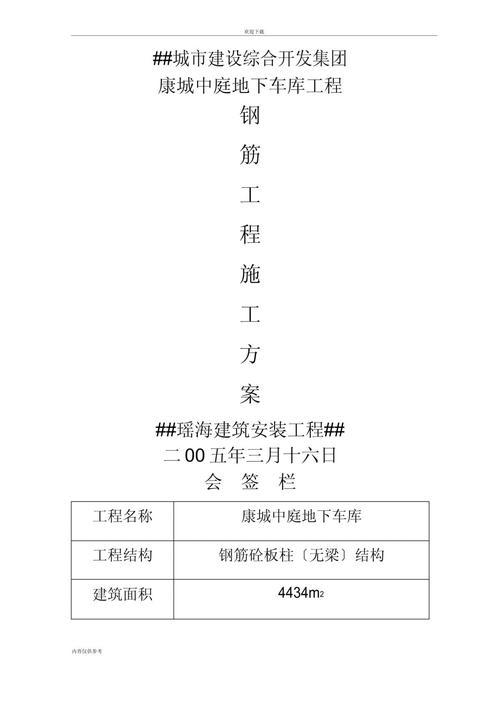 钢筋工程专项施工方案(图2)