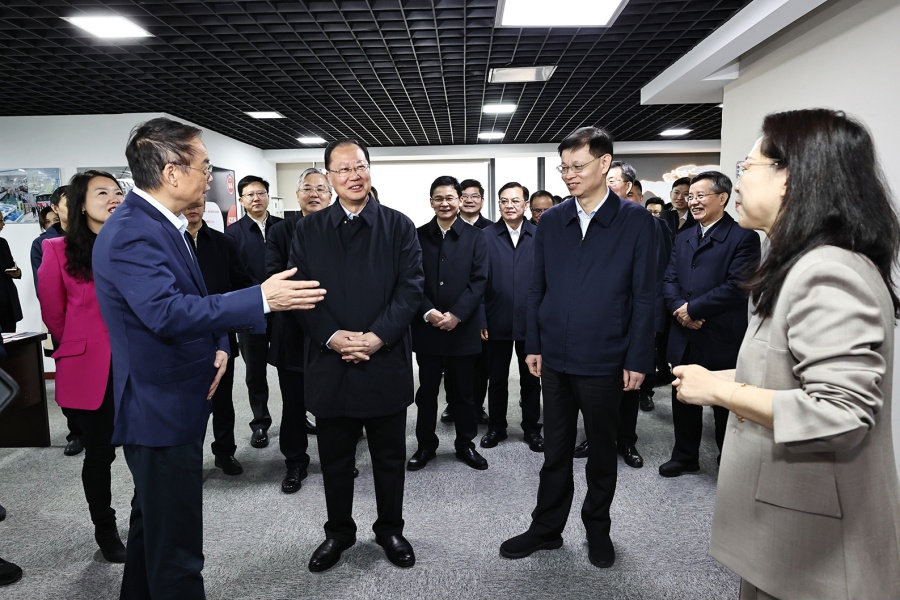 毛伟明率团在江苏考察 许昆林参加(图1)