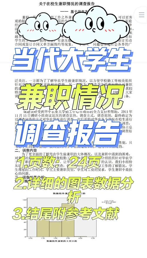 学生假期兼职调查报告精萃大.pptx(图1)