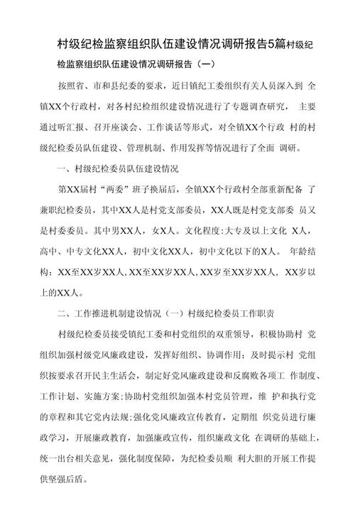 纪检监察工作调研报告(图3)