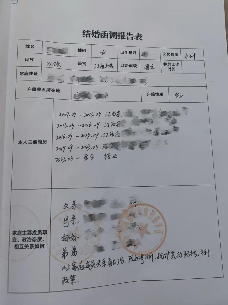 入党父母政审表填写内容范文2024-2024年度(通用6篇)(图1)