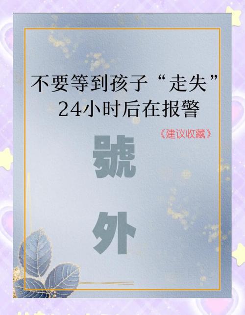 寻找走丢的小孩__走丢儿童的下场